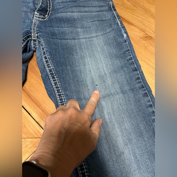 Reba Dark Blue Country Girl Straight leg Jeans size 8 - Picture 5 of 7